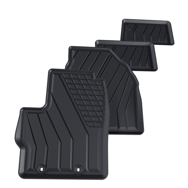 Tappetini Auto in TPE compatibili con Lexus LBX Crossover (2024-....) - tappeti auto neri