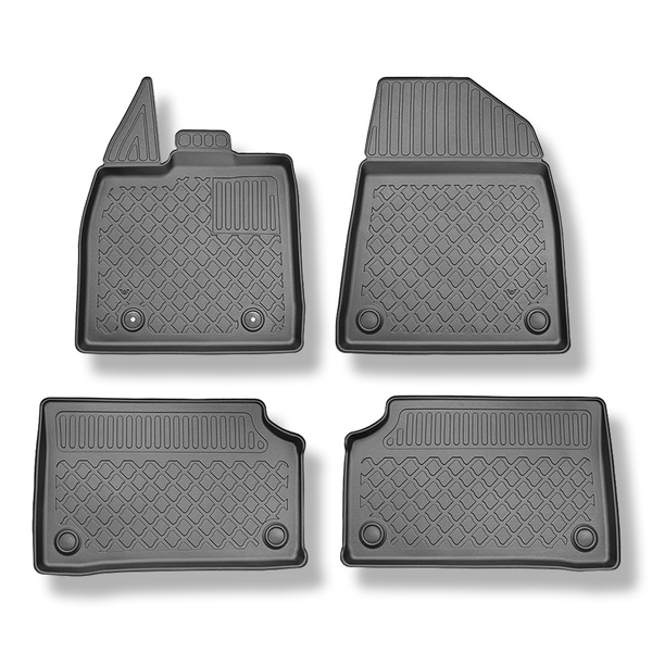 Tappetini Auto in TPE compatibili con BYD Dolphin Hatchback (10.2023-....) - tappeti auto neri