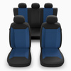 Coprisedili compatibili con Alfa Romeo 145 (1994-2000) - fodere sedili universali - set coprisedili auto - RYL-BL