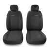 Coprisedili anteriori compatibili con Citroen C5 I, II (2000-2017) - fodere sedili universali - set coprisedili auto - 2UNE-1