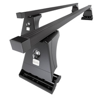 Barre portatutto in acciaio compatibili con Ford Mondeo mk III Hatchback (2001-2007) - con punti di fissaggio di serie - portapacchi auto colore nero - portabagagli barre da tetto