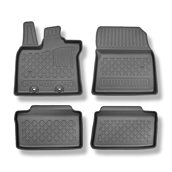 Tappetini Auto in TPE compatibili con Lexus LBX SUV (03.2024-....) - tappeti auto neri