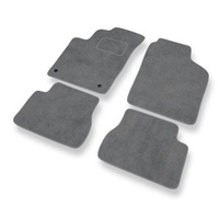 Premium tappetini auto in velluto compatibili con Kia Picanto I (2004-2010) - tappeti auto grigio