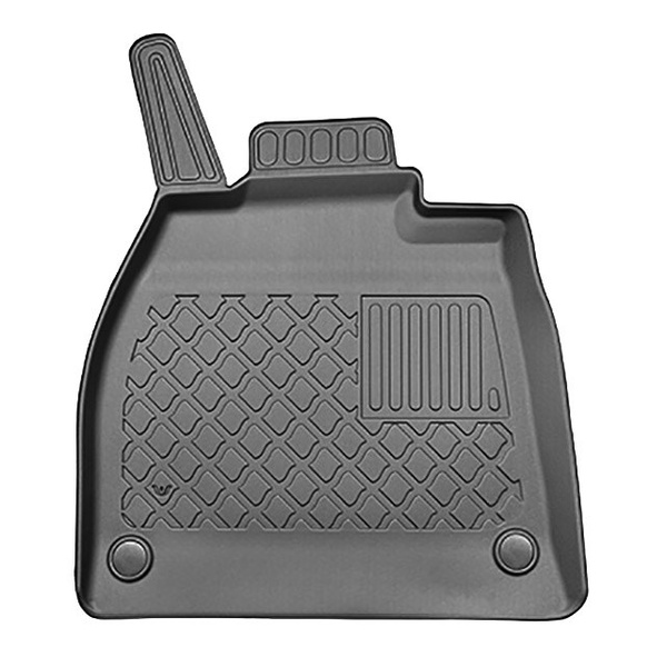 Tappetini Auto in TPE compatibili con Mercedes-Benz EQS V297 Berlina (09.2021-....) - tappeti auto neri