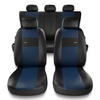 Coprisedili compatibili con Mazda 6 I, II, III (2002-2019) - fodere sedili universali - set coprisedili auto - XL-BL