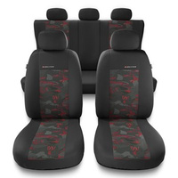 Coprisedili compatibili con Seat Altea (2004-2015) - fodere sedili universali - set coprisedili auto - UNE-RD