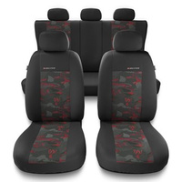 Coprisedili compatibili con Suzuki Splash (2008-2015) - fodere sedili universali - set coprisedili auto - UNE-RD