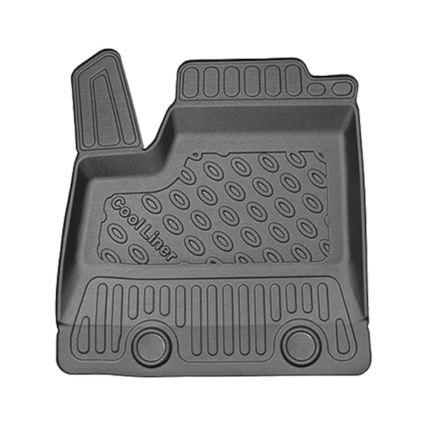 Tappetini Auto in TPE compatibili con Renault Espace VI SUV (04.2023-....) - senza la terza fila di sedili - tappeti auto neri