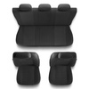 Coprisedili compatibili con Renault Thalia I, II (2001-2012) - fodere sedili universali - set coprisedili auto - UNE-3