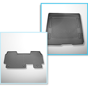 Completo di tappetini e tappetino per bagagliaio TPE per: Volkswagen ID. Buzz 05