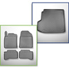 Completo di tappetini e tappetino per bagagliaio TPE per: Kia Ceed CD Plug-in Hybrid 01.2020-.... (Station Wagon)