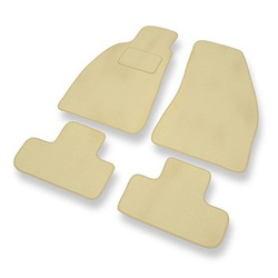 Premium tappetini auto in velluto compatibili con Alfa Romeo Spider V (1994-2006) - tappeti auto beige