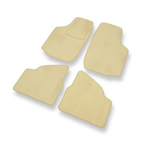 Premium tappetini auto in velluto compatibili con Opel Corsa C (2000-2006) - tappeti auto beige