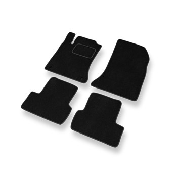 Premium tappetini auto in velluto compatibili con Mercedes-Benz GLA X156 (2013-2019) - tappeti auto nero