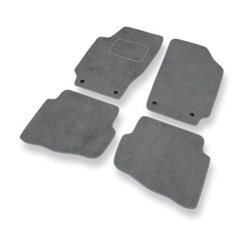 Premium tappetini auto in velluto compatibili con Skoda Fabia I (1999-2007) - tappeti auto grigio