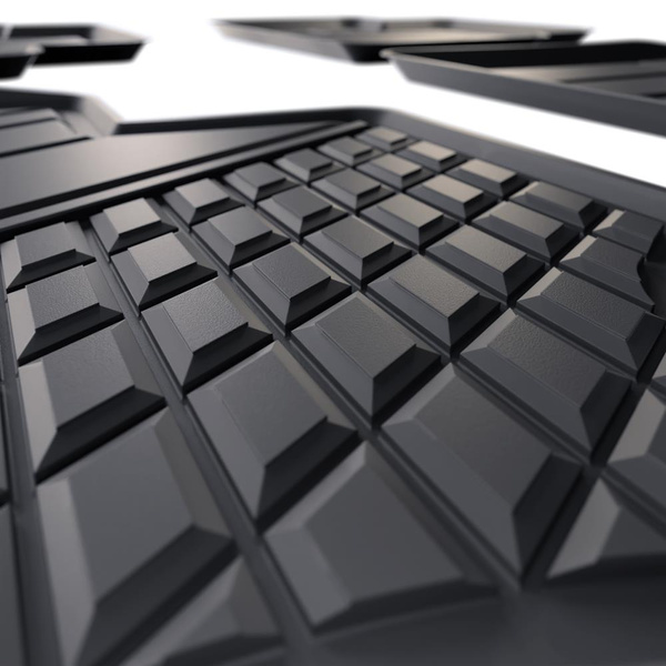 Tappetini Auto in TPE compatibili con Kia Xceed Crossover (2019-....) - tappeti auto neri