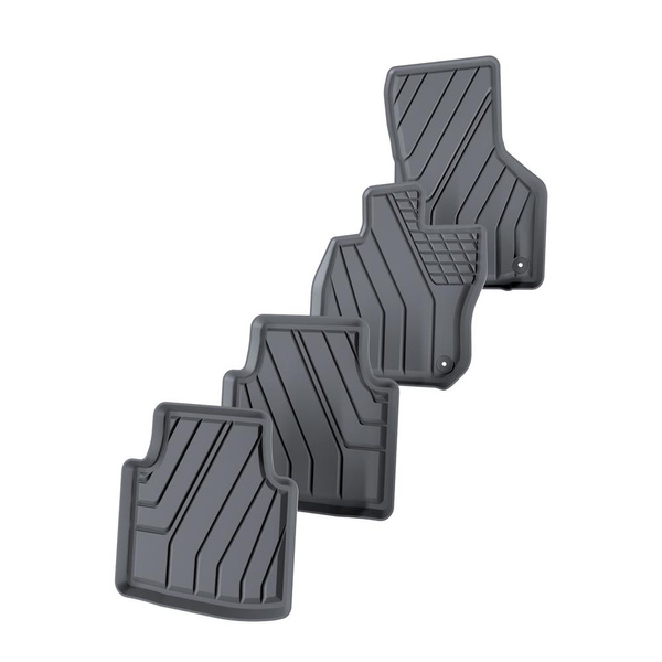 Tappetini Auto in TPE compatibili con Skoda Superb IV Station Wagon (2023-....) - tappeti auto neri