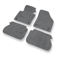 Premium tappetini auto in velluto compatibili con Volkswagen Caddy III (2004-2015) - tappeti auto grigio