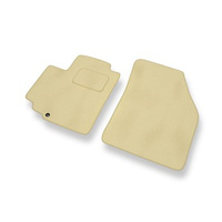 Premium tappetini auto in velluto compatibili con Suzuki Alto VI (2009-2014) - tappeti auto beige