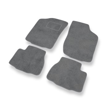 Premium tappetini auto in velluto compatibili con Nissan Micra II (1992-2003) - tappeti auto grigio