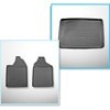 Completo di tappetini e tappetino per bagagliaio TPE per: Aixam City 10.2016-.... (Hatchback)