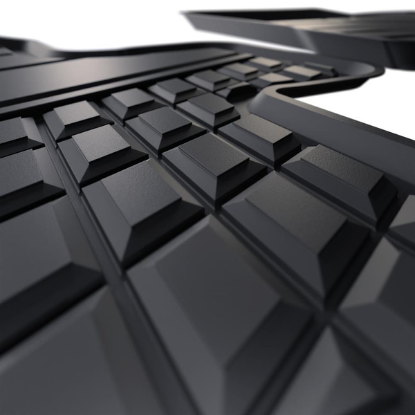 Tappetini Auto in TPE compatibili con Volkswagen Tiguan III SUV (2024-....) - tappeti auto neri