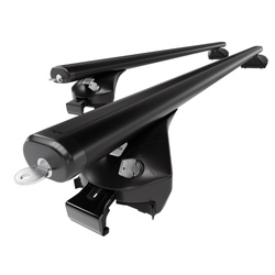 Barre portatutto in alluminio compatibili con Mercedes-Benz Classe C S205 Station Wagon (2015-2021) - corrimano integrati - portapacchi auto colore nero - portabagagli barre da tetto