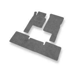 Premium tappetini auto in velluto compatibili con Mercedes-Benz Classe G W463 (3 porte) (1990-2018) - tappeti auto grigio