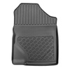 Tappetini Auto in TPE compatibili con Toyota Yaris III Hatchback (09.2011-08.2020) - tappeti auto neri