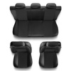 Coprisedili compatibili con Peugeot 407 (2004-2011) - fodere sedili universali - set coprisedili auto - EXL-4