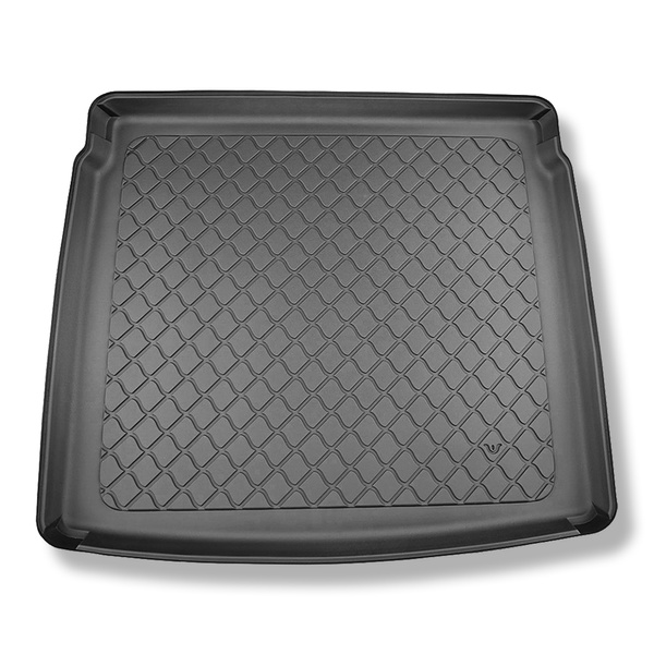 Vasca baule compatibile con Peugeot 408 Plug-in Hybrid SUV (10.2022-....) - tappetino per bagagliaio - tappeto bagagliaio per auto