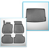 Completo di tappetini e tappetino per bagagliaio TPE per: BMW 1 F40 09.2019-06.2024 (Hatchback)