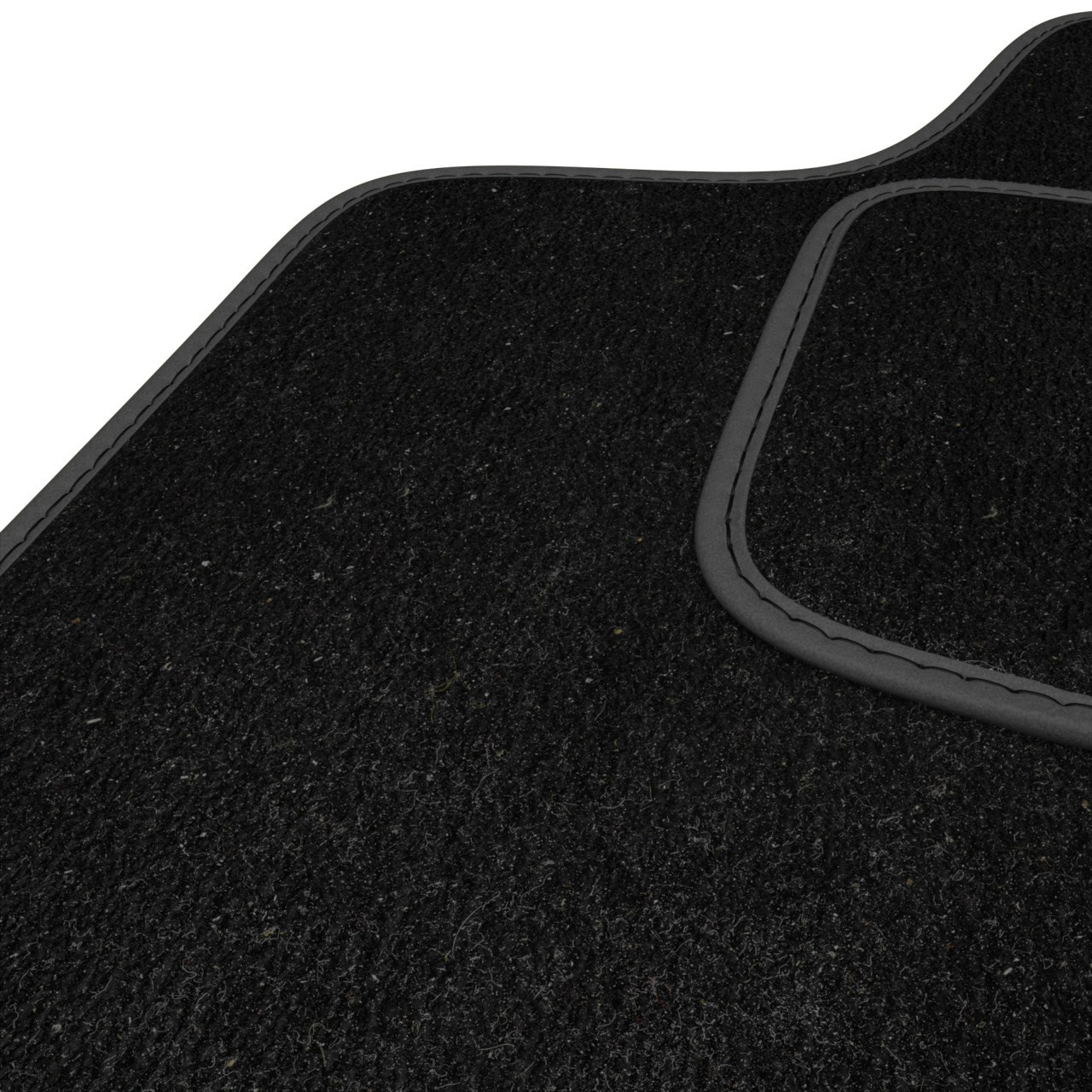 Premium tappetini auto in velluto compatibili con Fiat Grande Punto  (2005-2012) - tappeti auto nero nero