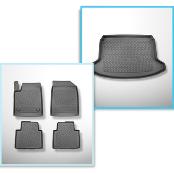 Completo di tappetini e tappetino per bagagliaio TPE per: Seres 3 04.2021-.... (