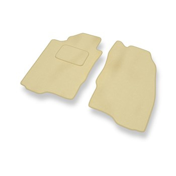 Premium tappetini auto in velluto compatibili con Mitsubishi Galant VIII (1996-2006) - tappeti auto beige