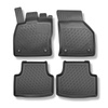 Tappetini Auto in TPE compatibili con Skoda Octavia III 5E Liftback (02.2013-05.2020) - tappeti auto neri