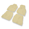 Premium tappetini auto in velluto compatibili con Audi A6 II C5 Avant, Sedan (1997-2004) - tappeti auto beige