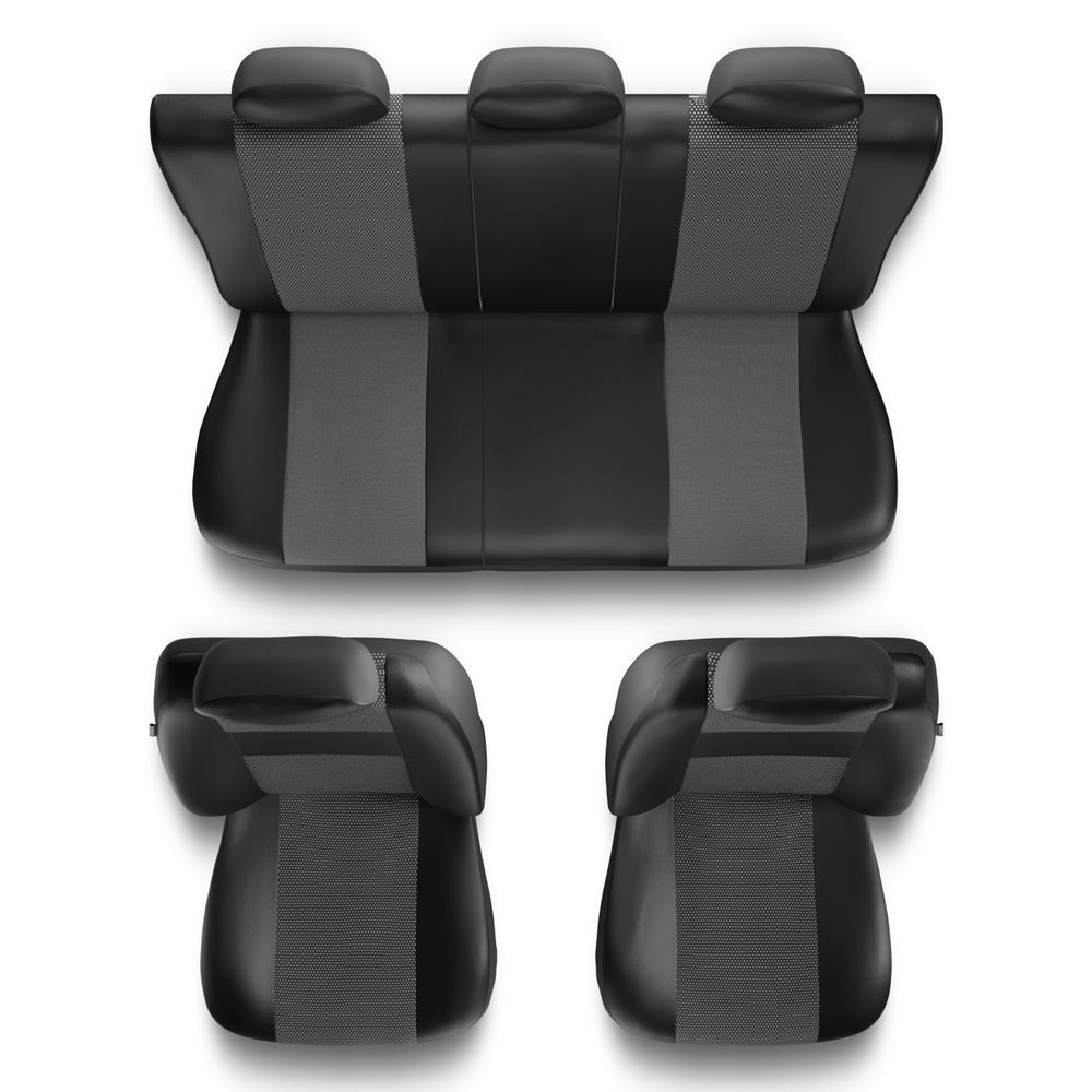 Coprisedili compatibili con Nissan Qashqai I, II (2007-2019) - fodere  sedili universali - set coprisedili auto - EXL-2 Motivo 2