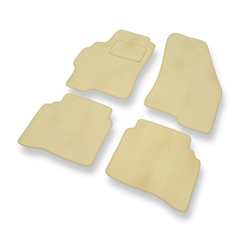 Premium tappetini auto in velluto compatibili con Ford Mondeo II (1996-2000) - tappeti auto beige