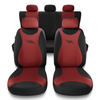 Coprisedili compatibili con Alfa Romeo 145 (1994-2000) - fodere sedili universali - set coprisedili auto - TR-RD