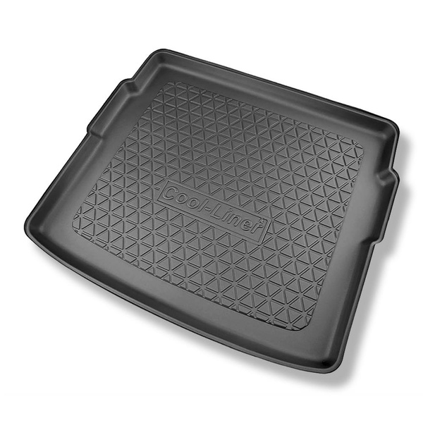 Completo di tappetini e tappetino per bagagliaio TPE per: DS 7 Crossback 01.2019-2022 (SUV) - anche per la versione ibrida E-Tense; non per modelli con tunnel nella seconda fila; bagagliaio inferiore; sotto/senza pavimento mobile
