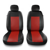 Coprisedili anteriori compatibili con Mazda 3 I, II, III (2003-2019) - fodere sedili universali - set coprisedili auto - 2CM-RD