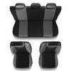 Coprisedili compatibili con Fiat Cinquecento (1991-1998) - fodere sedili universali - set coprisedili auto - TG-S