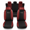 Coprisedili compatibili con Audi A1 I, II (2010-2019) - fodere sedili universali - set coprisedili auto - TG-RD