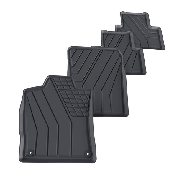 Tappetini Auto in TPE compatibili con Opel Astra L Sports Tourer (2021-....) - non per la versione ibrida - tappeti auto neri