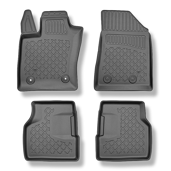 Tappetini Auto in TPE compatibili con Alfa Romeo Tonale 965 SUV (05.2022-....) - anche per gli ibridi - tappeti auto neri