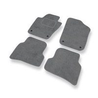 Premium tappetini auto in velluto compatibili con Seat Ibiza IV (2008-2017) - tappeti auto grigio