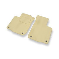 Premium tappetini auto in velluto compatibili con Volkswagen Bora I (1998-2005) - tappeti auto beige