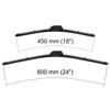 Spazzole tergicristallo anteriori compatibili con Renault Laguna I Sporter, Hatchback (01.1994-03.2001) - tergicristalli auto - lame tergilunotto - spazzole piatte