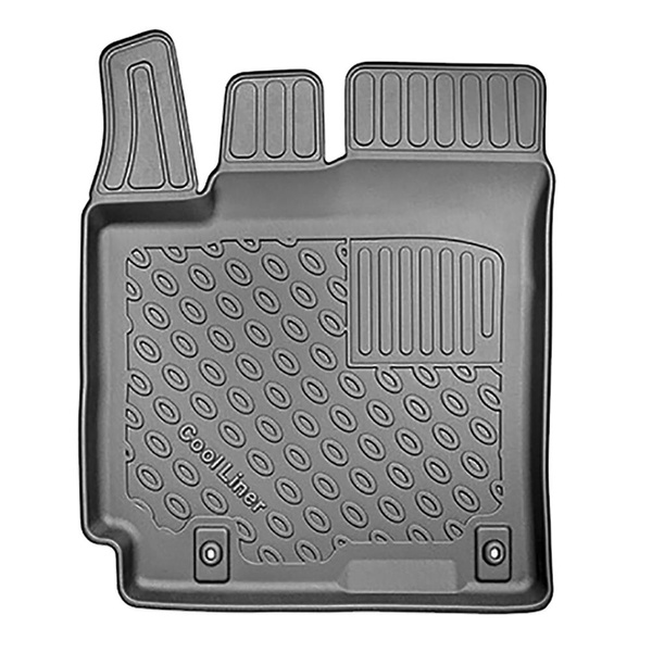 Completo di tappetini e tappetino per bagagliaio TPE per: Hyundai Kona Hybrid 09.2019-03.2023 (SUV) - non per la versione elettrica